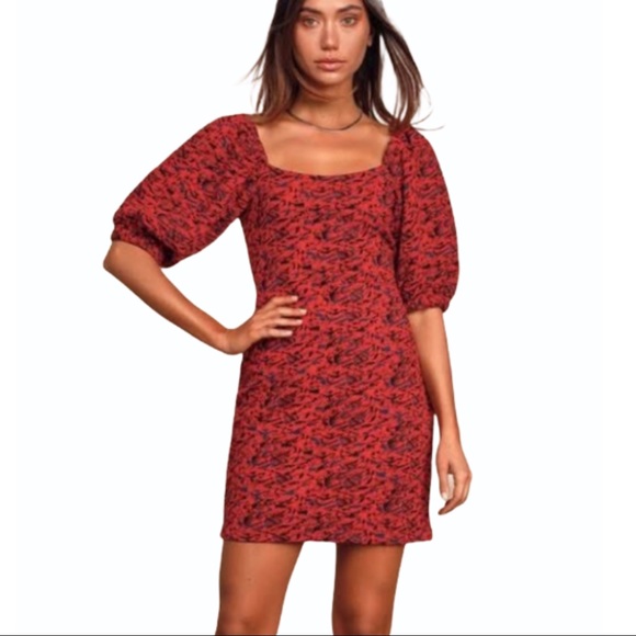Free People Dresses & Skirts - Free People Dress Red Combo Size L